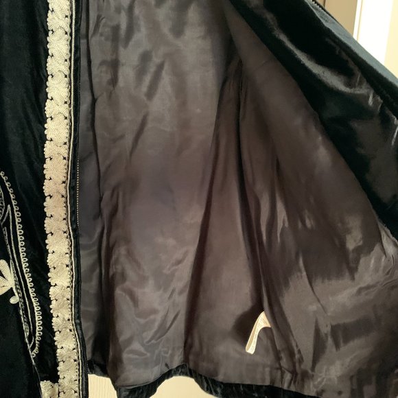 RARE Free People Black Embroidered Jacket - Picture 11 of 11